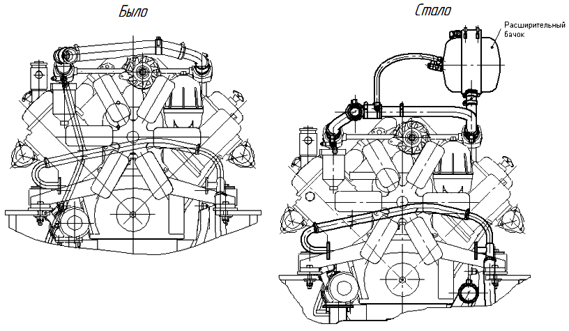 введен расширительный бачок КамАЗ введен расширительный бачок КамАЗ